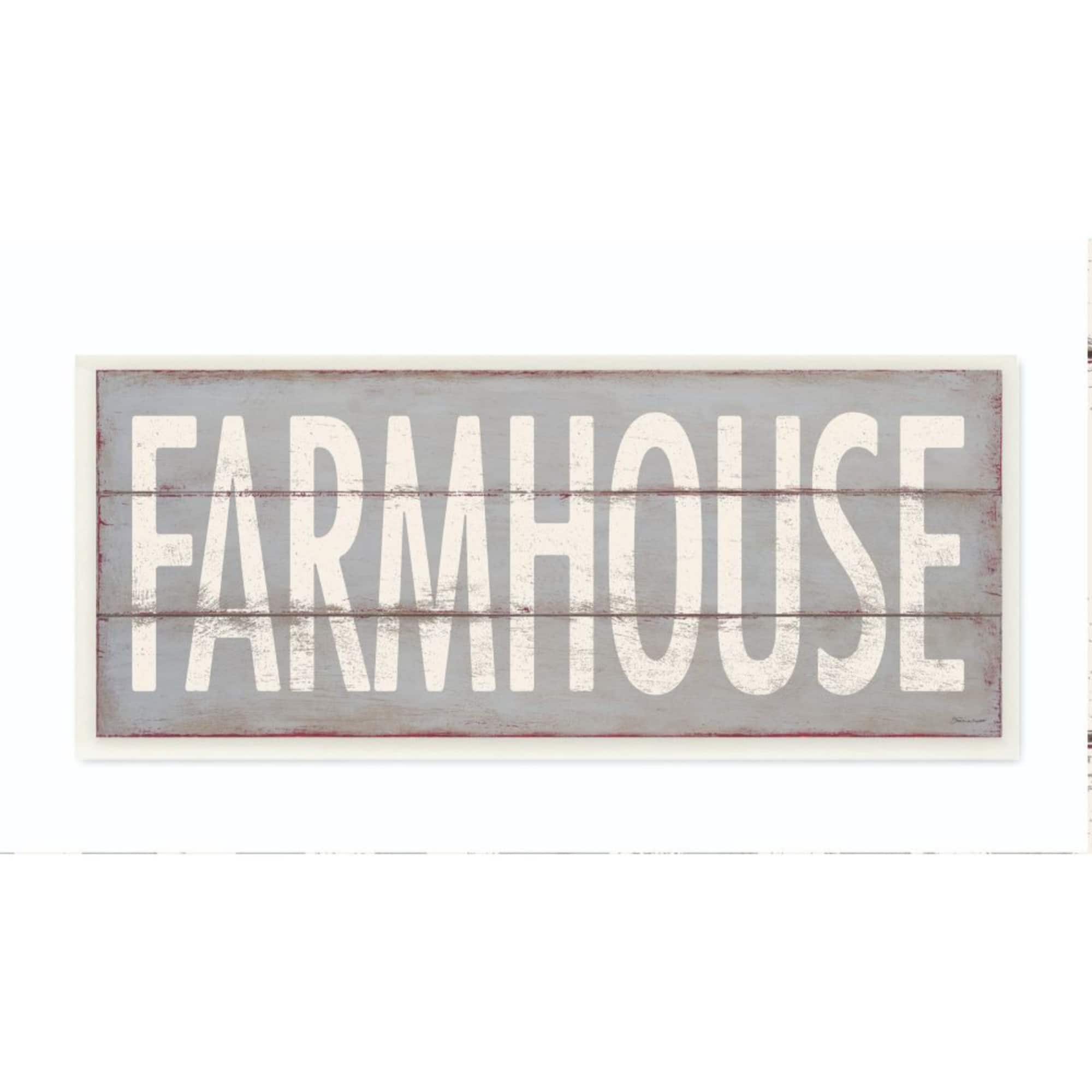 Stupell Industries Farmhouse Rustic Wall Sign